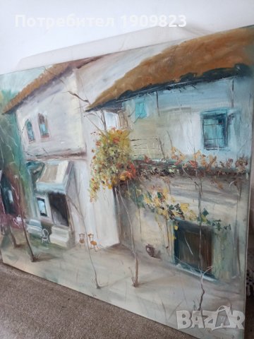 Голяма маслена картина, снимка 3 - Картини - 41634583