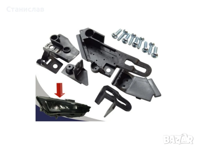 Комплект щипки за захващане на фар Seat Leon MK4