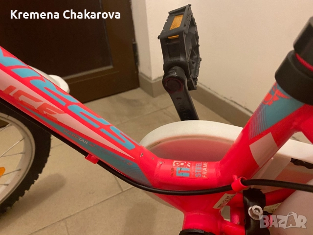 SPRINT Велосипед ALICE 18"G PINK GLOSS, снимка 2 - Велосипеди - 52108108