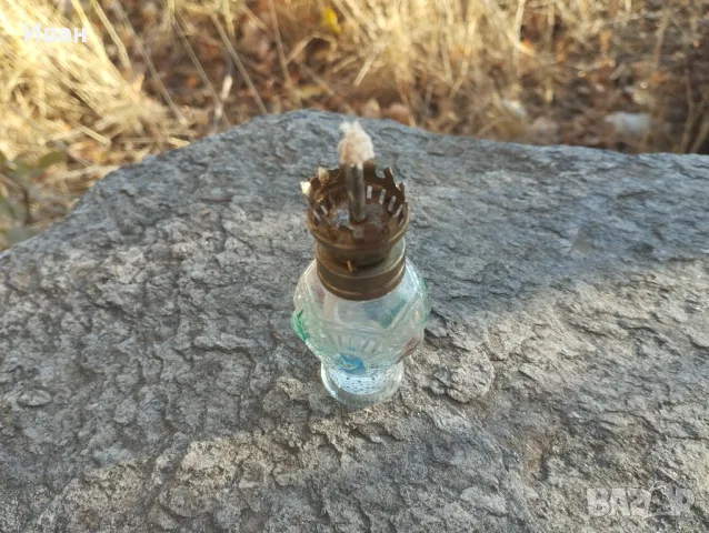 Мини газена лампа  , малка газова лампа , снимка 4 - Антикварни и старинни предмети - 48016207