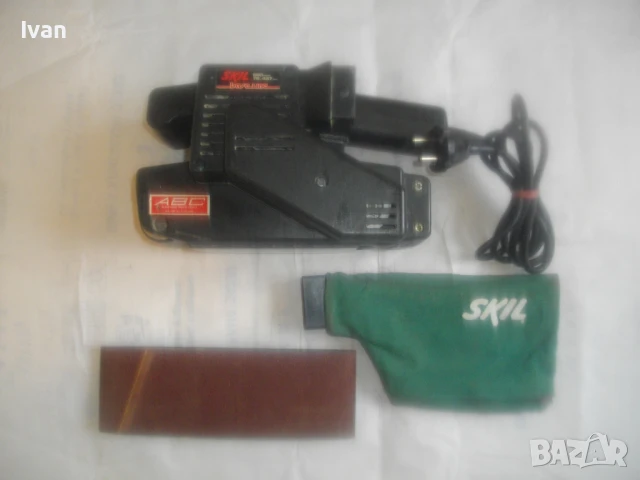 НИДЕРЛАНДСКИ ОРИГИНАЛЕН ЛЕНТОВ ШЛАЙФ 560W 2,6A SKIL 1100H1 ПРОФЕСИОНАЛЕН, снимка 4 - Други инструменти - 50991538