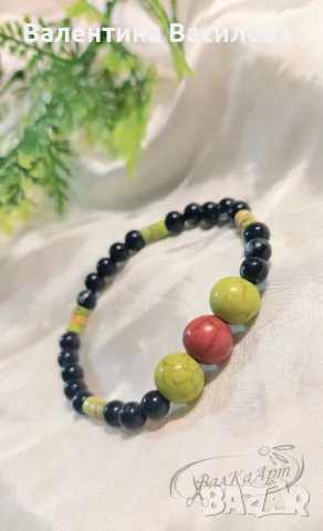 Ръчно изработени гривни с естествени материали, снимка 7 - Колиета, медальони, синджири - 50383725