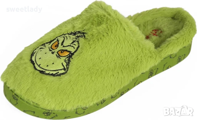 Домашни пантофи Grinch , снимка 3 - Пантофи - 53635329