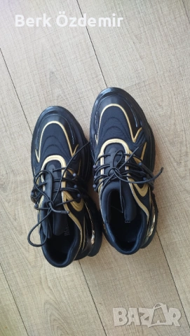 Черни сникърси имитация на Balmain Unicorn , снимка 3 - Маратонки - 53724510