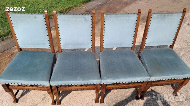 Столове масив 4бр.№035, снимка 2 - Столове - 53791858