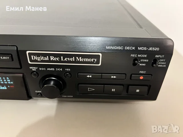 Sony MDS JE520 MiniDisk deck, снимка 7 - Декове - 56086803