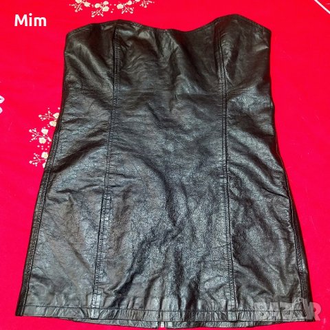 L/XL Your Fetish World Черна, кожена, къса рокля с отворяем цип отзад, снимка 10 - Рокли - 44206717