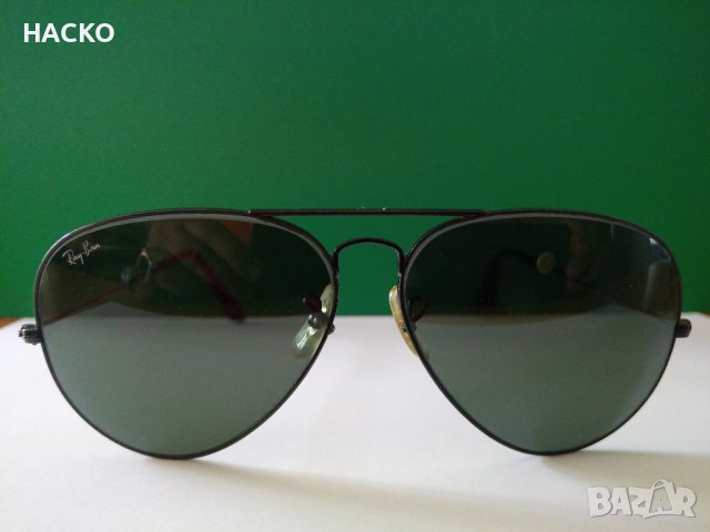 Слънчеви Очила RAY-BAN Aviator Classic G-15 RB3025 L62#14 GREEN, снимка 2 - Слънчеви и диоптрични очила - 40756749
