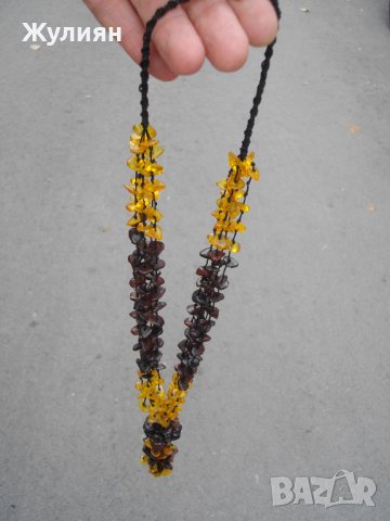 СТАР ГЕРДАН НАТУРАЛЕН БАЛТИЙСКИ КЕХЛИБАР, снимка 6 - Антикварни и старинни предмети - 42125045