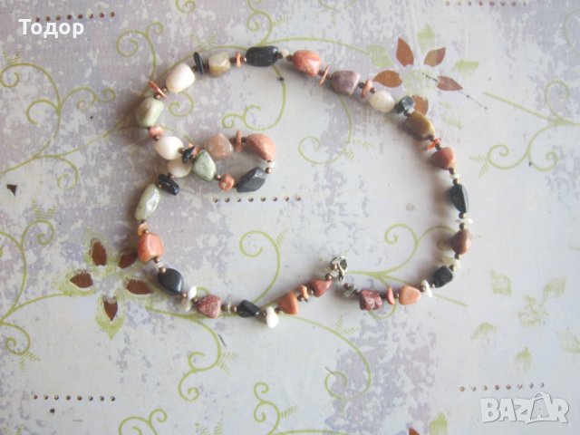 Колие гердан с естествени камъни , снимка 5 - Колиета, медальони, синджири - 34022853