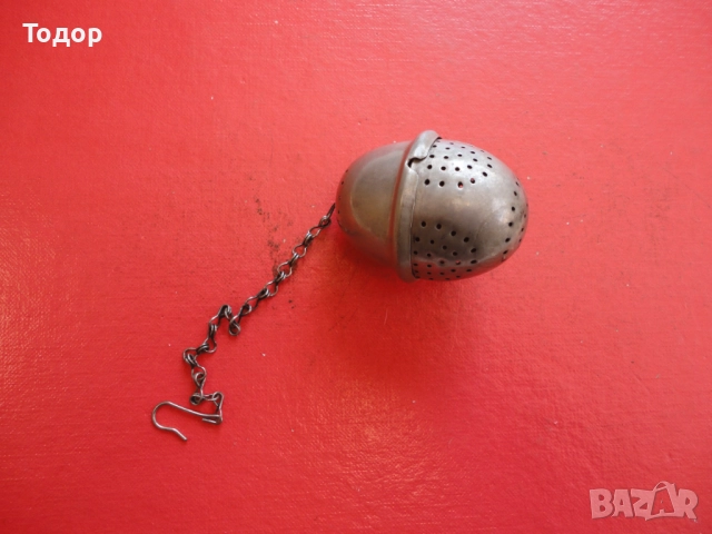 Старинна цедка за чай , снимка 6 - Сервизи - 52659826