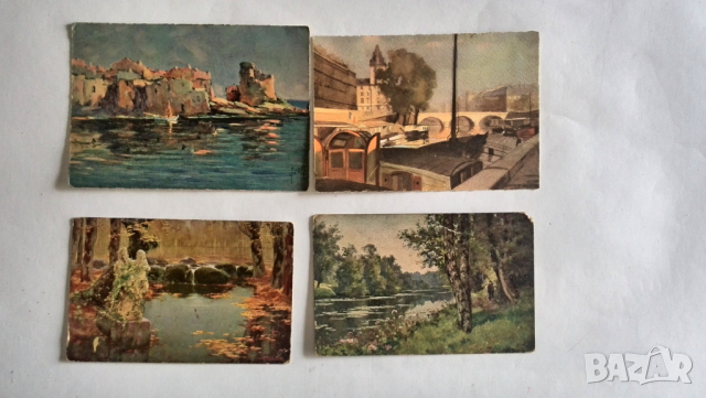 стари френски пощенски картички, снимка 15 - Филателия - 36338090
