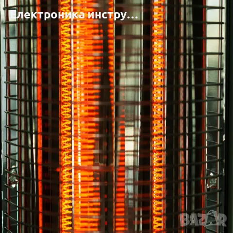 Кварцова печка Hausberg HB 8750, Въглеродни влакна, 900 W, 2 нива на мощност, Екстериор, снимка 3 - Отоплителни печки - 47780522