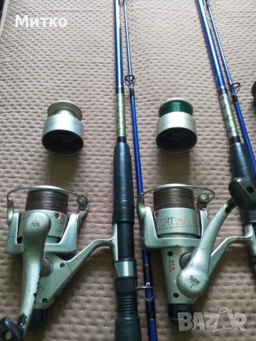 Комплекти силови пръчки 2,70м с макари, снимка 5 - Въдици - 51100633