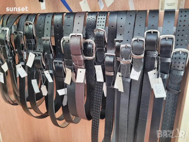 естествена кожа колани- унисекс модели ( от 115- 135 см ), снимка 9 - Колани - 50362788