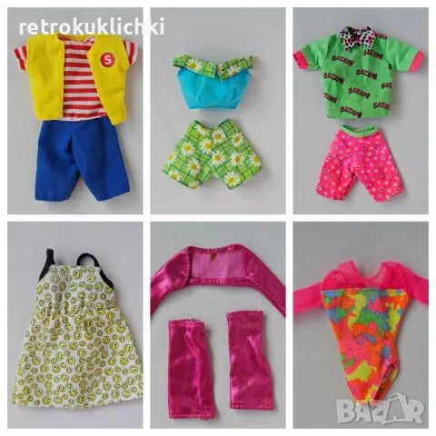 Ретро дрешки за кукла Барби, Barbie, снимка 3 - Кукли - 48094864
