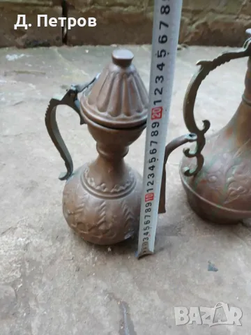 Стар меден ибрик, снимка 8 - Антикварни и старинни предмети - 48420661