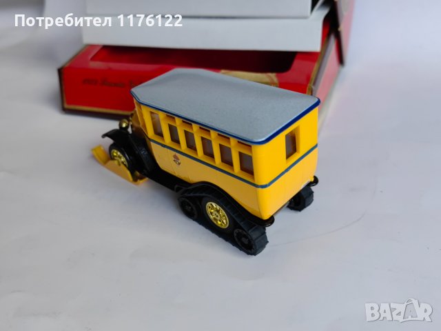 Matchbox MOY Y-16 '23 Scania-Vabis Post Bus Мачбокс Пощенски Автобус Скания Вабис Олдтаймер Нов, снимка 4 - Колекции - 41658831