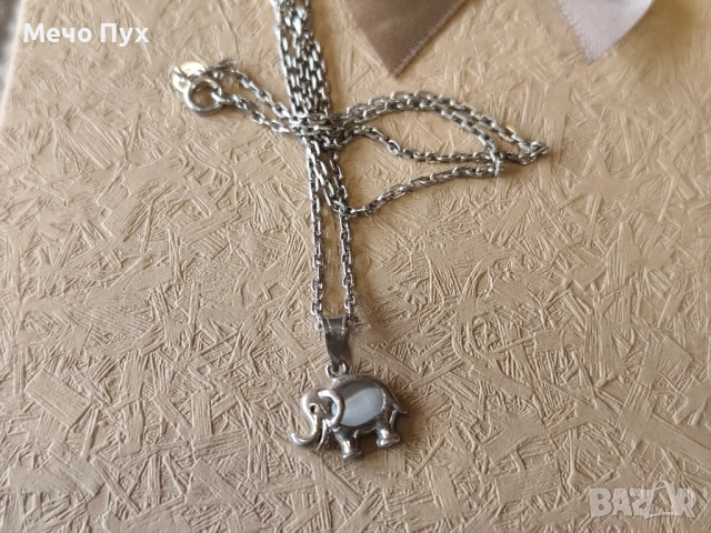 Сребърен синджир (355), снимка 2 - Колиета, медальони, синджири - 52456170