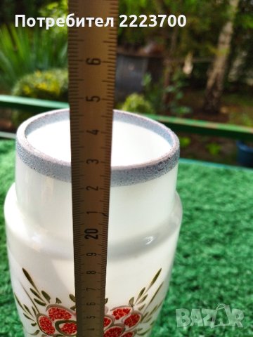 Ваза рисувано стъкло , снимка 9 - Декорация за дома - 42216595