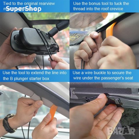 Лукс Огледало Със Задна Камера Монитор За Паркиране Видеорегистратор 5" заден ход, снимка 6 - Аксесоари и консумативи - 39295369