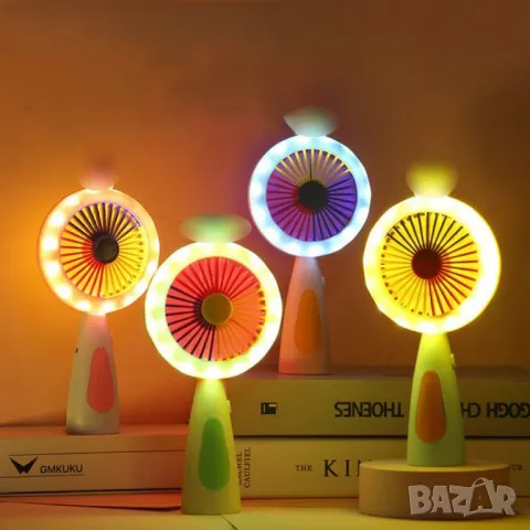 Мини вентилатор с плодова тематика – Компактен, цветен и освежаващ, снимка 2 - Вентилатори - 50427591