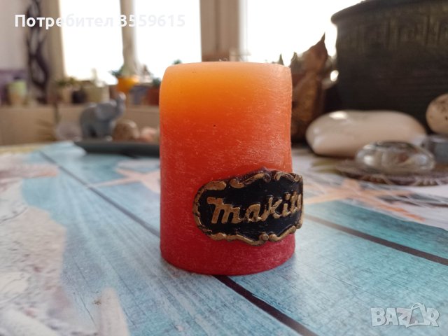 декоративна ароматна свещ от Португалия с аромат на портокал и кафе, снимка 2 - Декорация за дома - 41015701