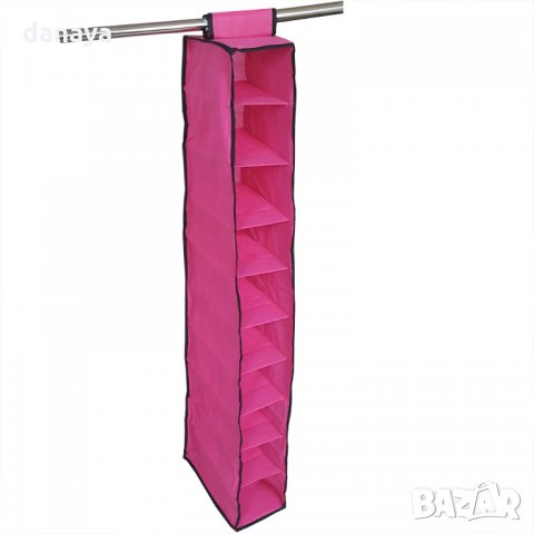 418 Висящ органайзер за обувки разпределител за гардероб с 10 рафта, снимка 3 - Органайзери - 31462860