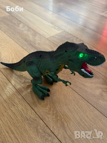 Динозавър Rex - Ходещ + звук + светлини, снимка 5 - Електрически играчки - 53142143