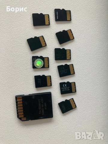 10 броя microSD карти+адаптер, отлични, снимка 2 - Карти памет - 53752504