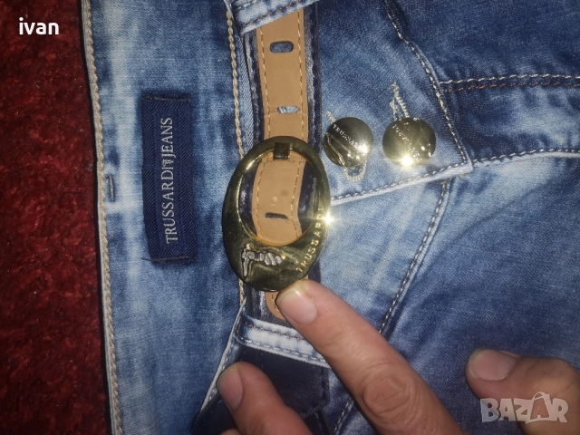 оригинални дамски дънки trussardi replus дамска пола, снимка 11 - Дънки - 51774805