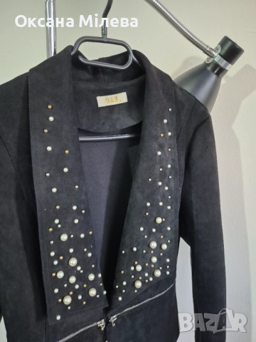 Сако черно, снимка 2 - Сака - 52804061