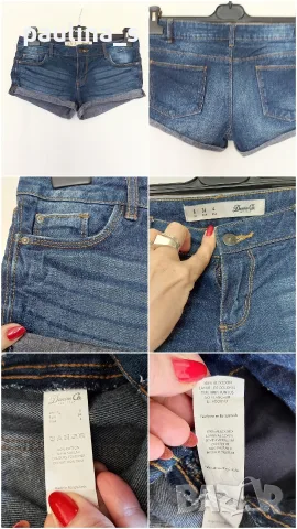 Три различни чифта / Дамски къси панталони "Denim & Co", "Topshop" и Italy , снимка 3 - Къси панталони и бермуди - 55752213