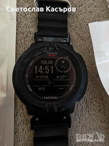 Продавам Garmin Instinct 2 Solar Tactical в отлично състояние.
