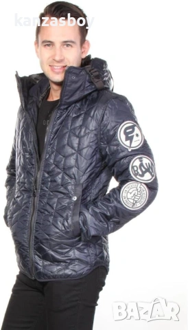 G-STAR RAW Men's Copper Quilted Hooded Overshirt - страхотно мъжко яке М, снимка 2 - Якета - 53670050