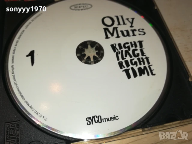 OLLY MURS-CD 0507251544, снимка 9 - CD дискове - 50917257
