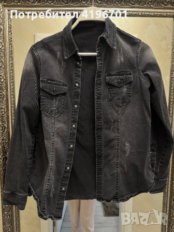 Дънкова риза, снимка 2 - Ризи - 51937806