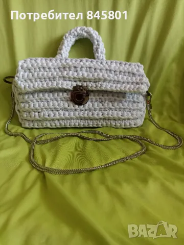 Ръчно плетени дамски чанти на една кука, снимка 16 - Чанти - 49353948