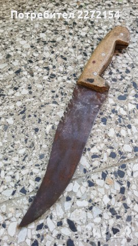 Стар ловен нож, снимка 2 - Антикварни и старинни предмети - 35925820