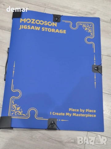 MOZOOSON Папка за съхранение на пъзели, Аксесоари за пъзели с 25 джоба, синя, снимка 9 - Пъзели - 50779960