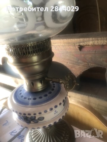 продавам нощна лампа имитация на старинна газова лампа, снимка 5 - Антикварни и старинни предмети - 41638253