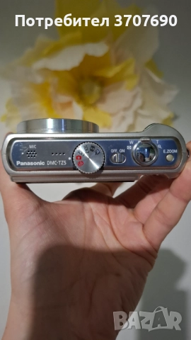 Компактен дигитален фотоапарат Panasonic Lumix DMC-TZ5, 9MP, 10 оптичен зум, снимка 3 - Фотоапарати - 52593445