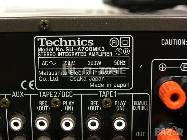 УСИЛВАТЕЛ  Technics su-a700 mk3 , снимка 10 - Ресийвъри, усилватели, смесителни пултове - 53021161