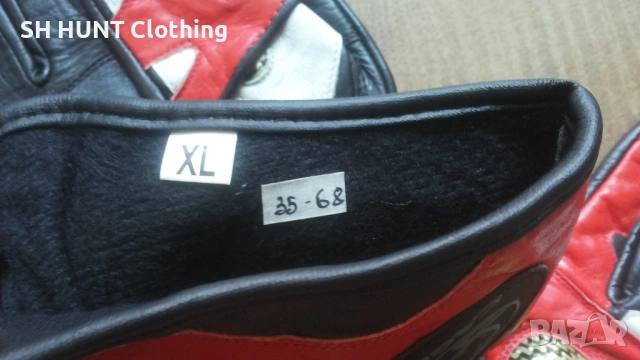 CAGIVA MOTO Leather Gloves Размер XL мъжки мото ръкавици естествена кожа 35-68, снимка 9 - Ръкавици - 53305177