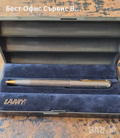 химикалка Lamy Persona twist титаниева с позлатени части, модел 220 уникат, снимка 11 - Колекции - 49998337