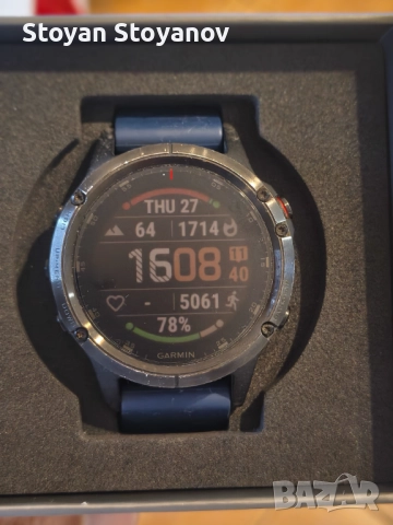 Garmin Fēnix 5 Plus Sapphire Edition (Пълен Комплект + Бонуси), снимка 12 - Смарт часовници - 52593818