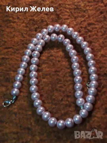 КРАСИВ ПЕРЛЕН ГЕРДАН ВИНТИДЖ АРТ СТИЛ КОЛИЕ ОГЪРЛИЦА 47278, снимка 6 - Колиета, медальони, синджири - 47210636