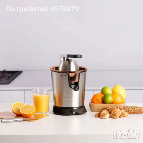 Професионална сокоизстисквачка Taurus Easy Press 1000 Legend – 1000W AC мотор и неръждаема стомана, снимка 5 - Сокоизстисквачки и цитрус преси - 51636527