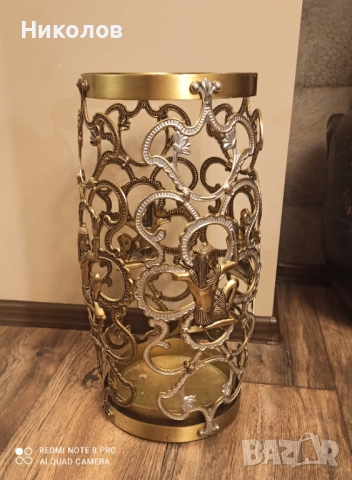 Стойка за чадъри, месинг