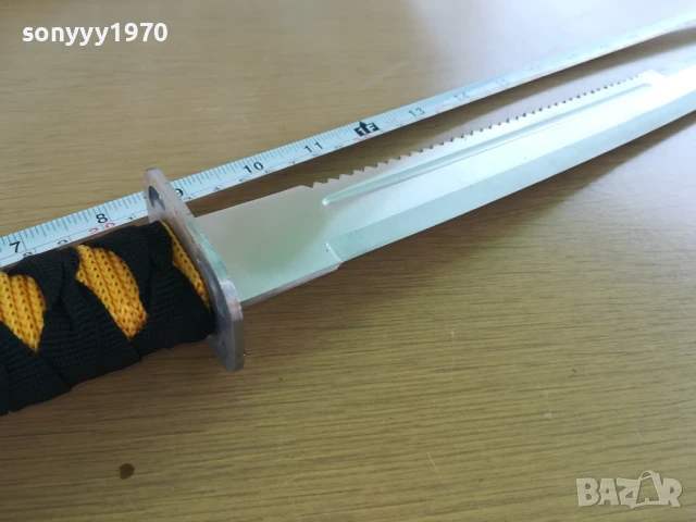 МЕЧ/КАТАНА-ГОЛЯМ НОЖ 70СМ 1307250810, снимка 7 - Ножове - 51002170